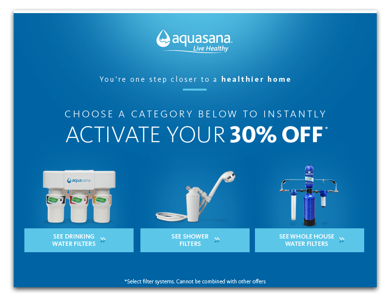 50% off Select Drinking Water.