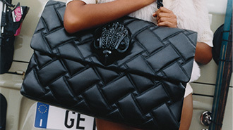 Micro Denim Cross Body Bag