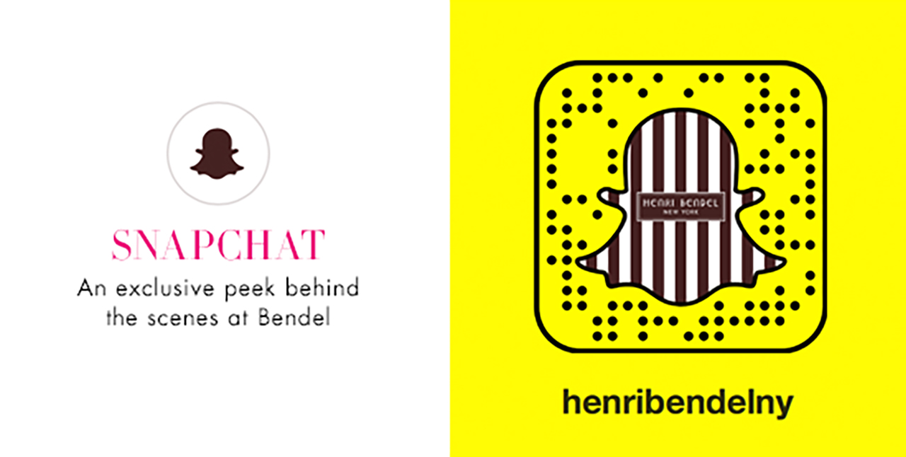                 SNAPCHAT                  An exclusive peek behind                the scenes at Bendel                                