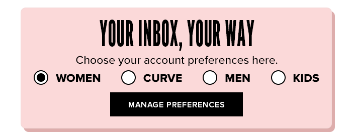 Manage Preferences