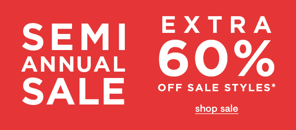 Extra 60% off sale styles