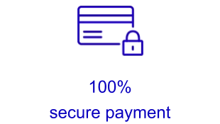 100% secure payment